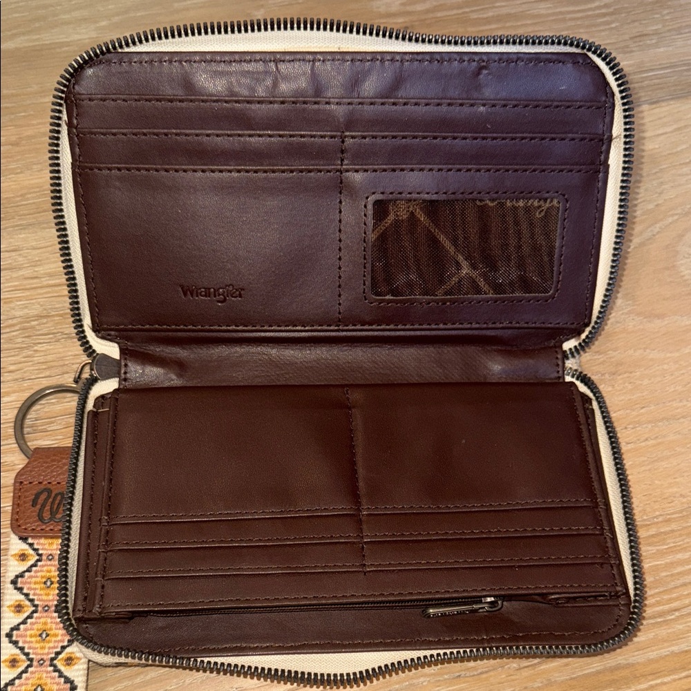 Wrangler Multicolor Patterned Wallet With Wristlet - image 3